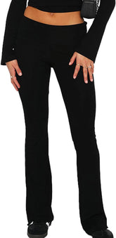 Fold Over Waist Yoga Pants